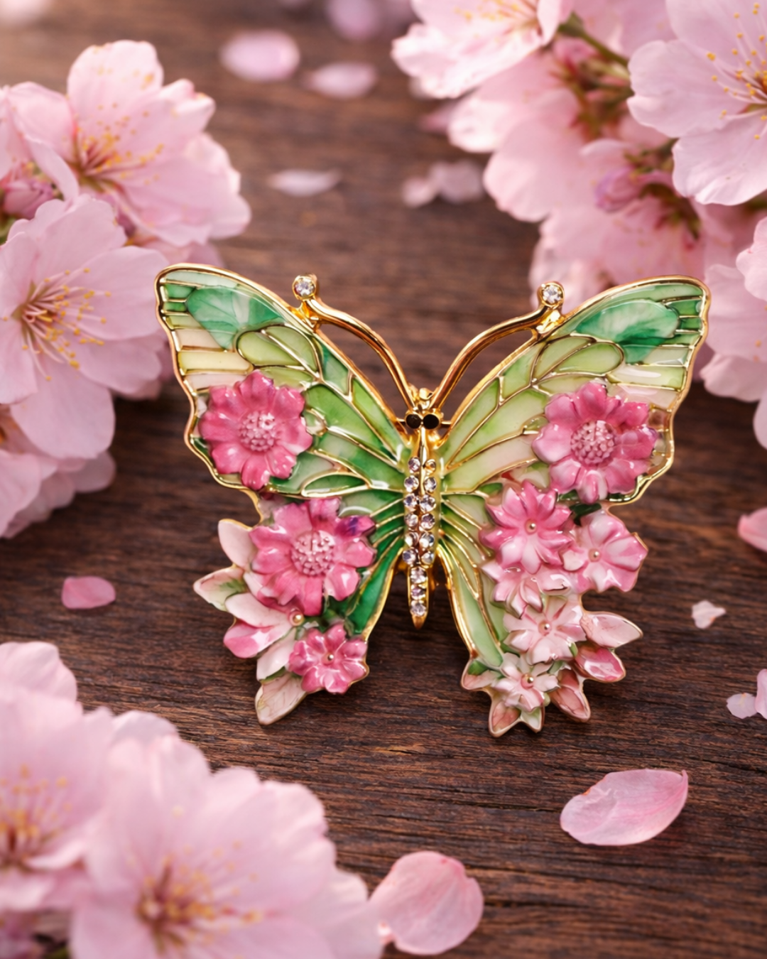 Hugs & Gifts | Sonsuz Bahçe Mine Kelebek Broş 🦋🌸
