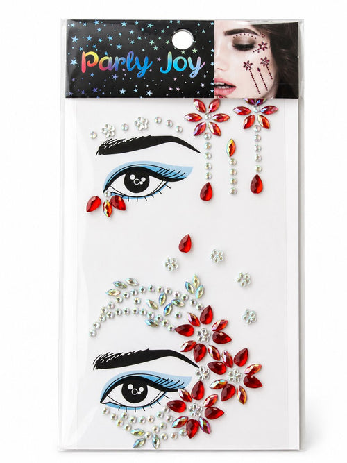 Hugs & Gifts – Kristal Yüz Taşı Sticker