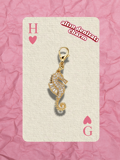 Hugs & Gifts | Altın Denizatı Charm ✨🌊