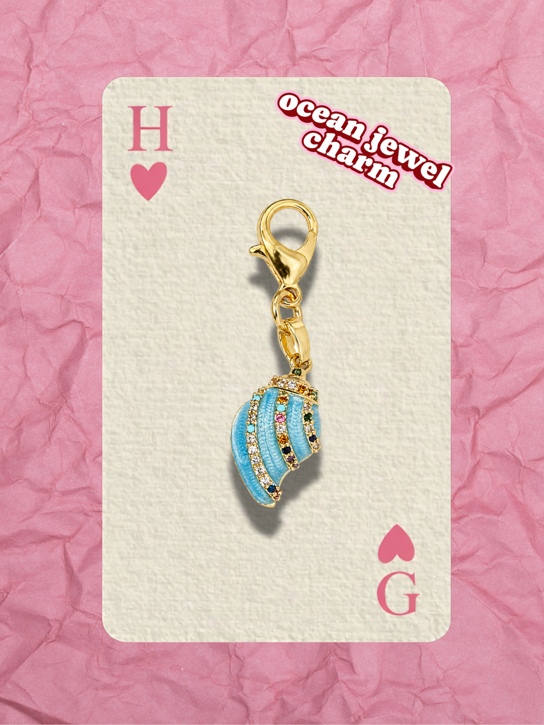 Hugs & Gifts – Astro Charm | Ocean Jewel Shell Charm 💙✨🐚