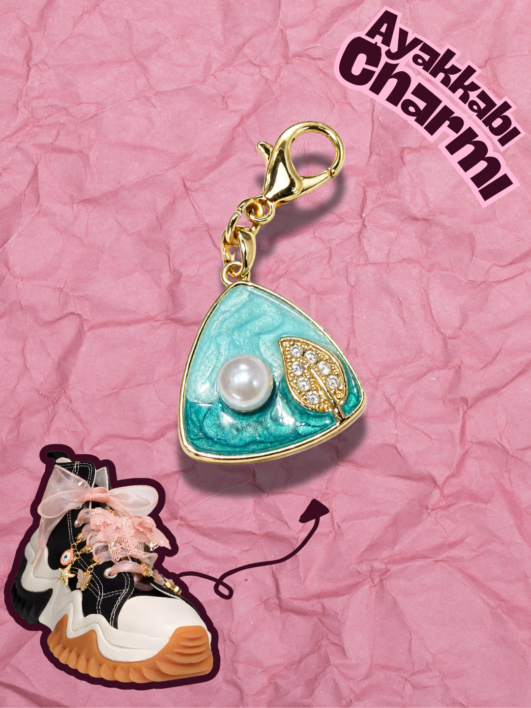 Hugs & Gifts – Coquette Charm | Turkuaz İnci Kabuk 💙✨🐚