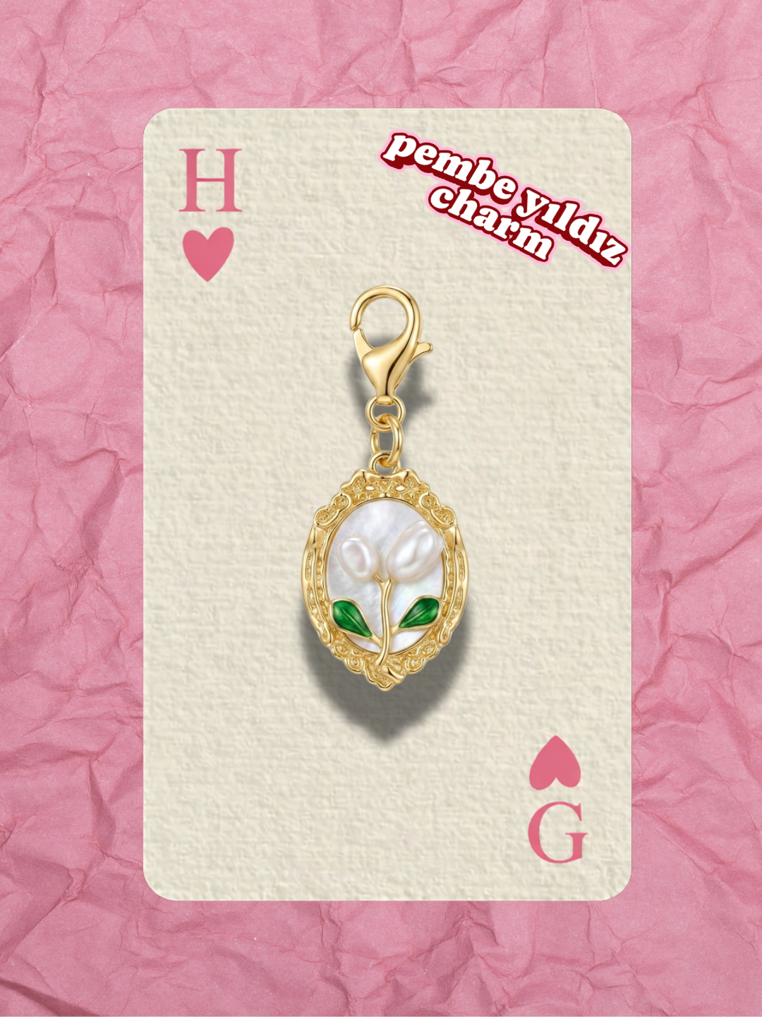 Hugs & Gifts – Coquette Charm | İnci Lale Vintage Işıltısı ✨🌿🤍