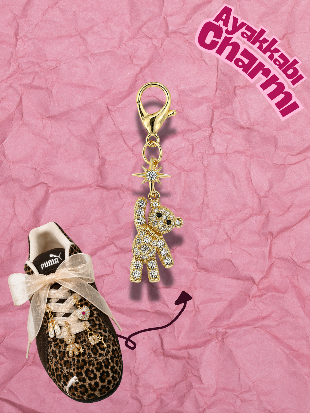 Hugs & Gifts – Yıldız Tutan Ayıcık Charm 🧸✨