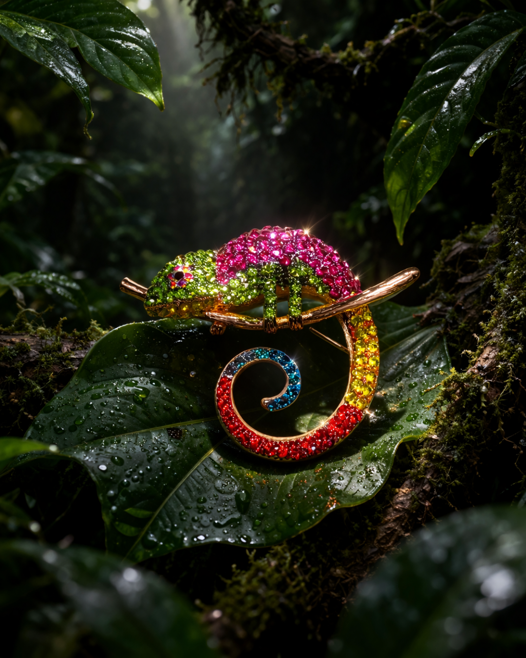 Hugs & Gifts | Spectrum Bukalemun Broş 🦎🌈
