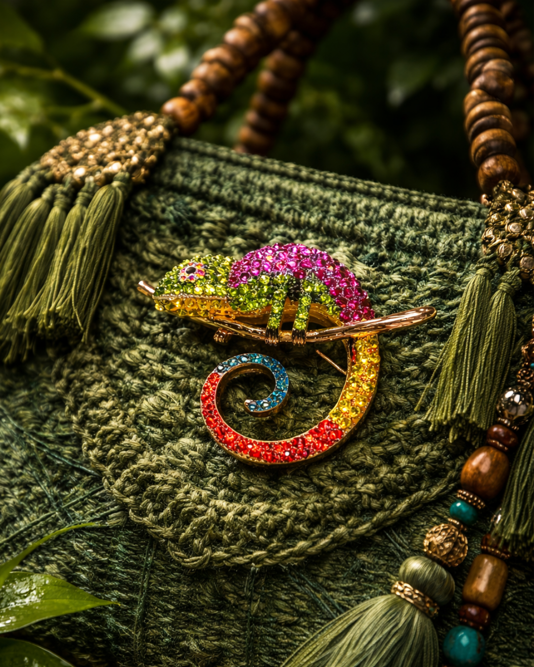 Hugs & Gifts | Spectrum Bukalemun Broş 🦎🌈