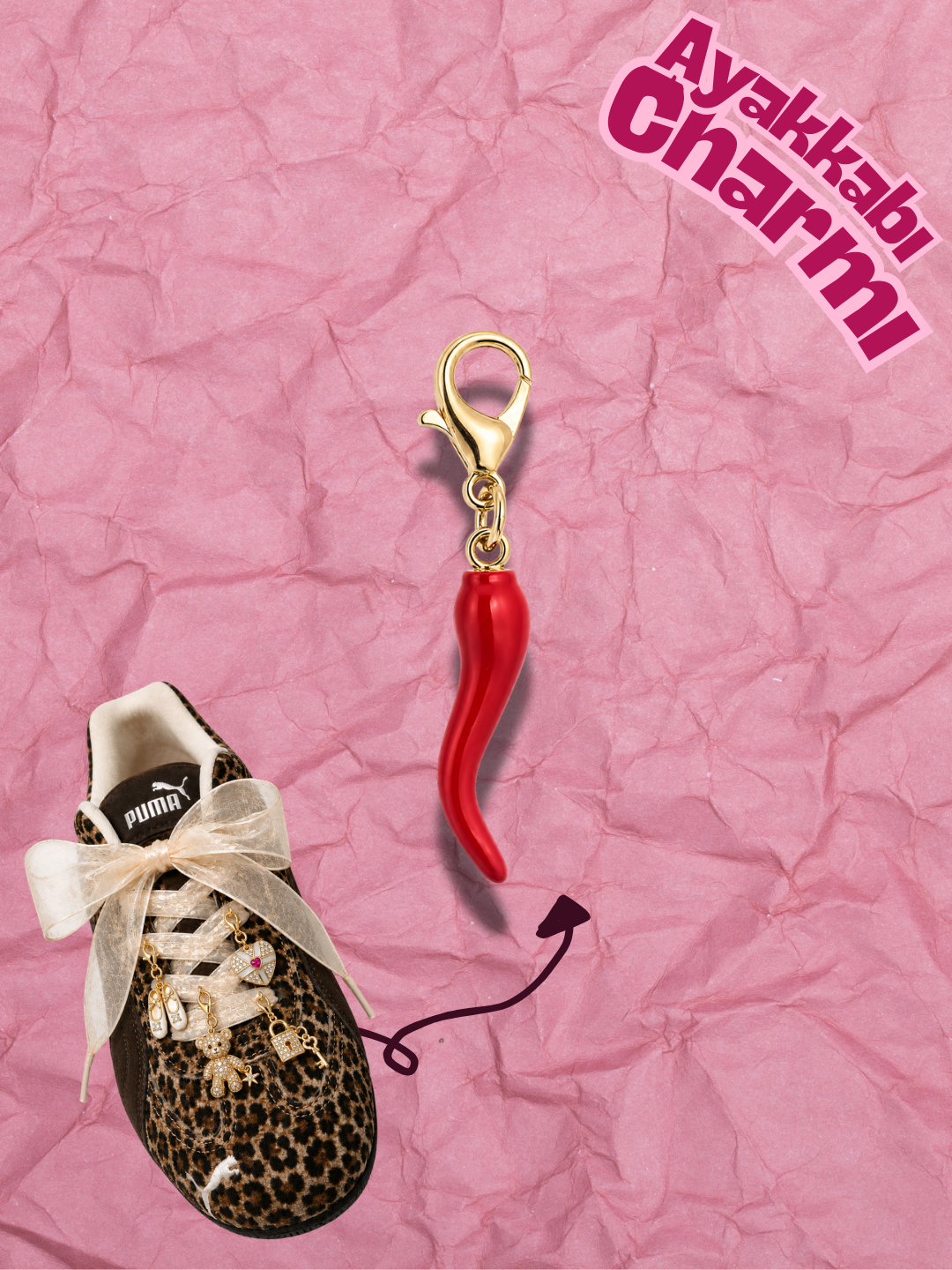 Hugs & Gifts | Hugs & Gifts – Kırmızı Acı Biber Charm 🌶️ ✨