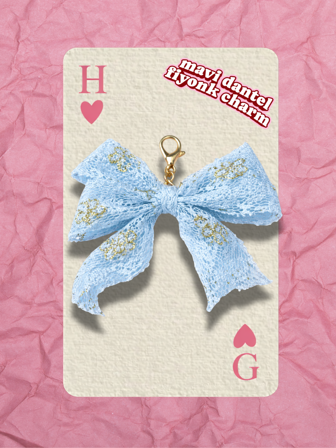 Hugs & Gifts – Coquette Charm | Mavi Dantel Fiyonk 🎀💫
