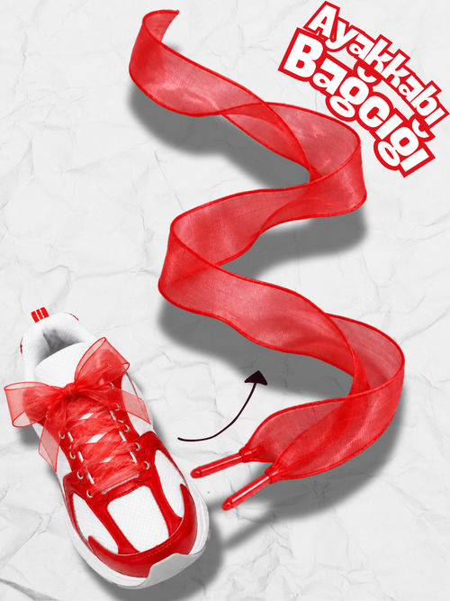 Organze Ayakkabı Bağcığı