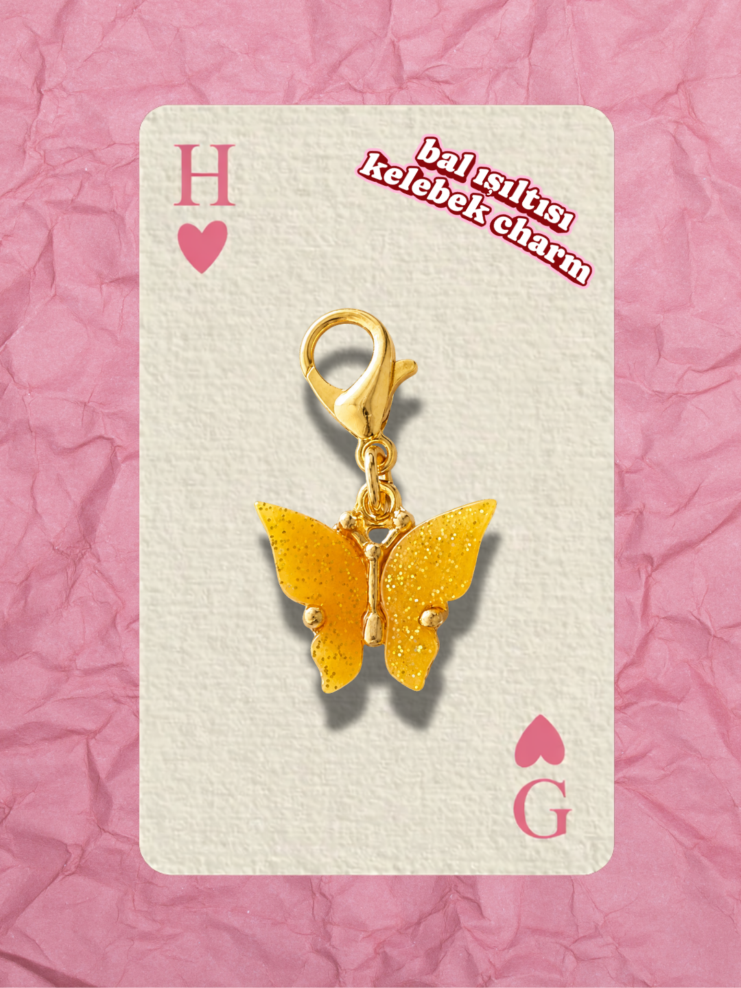 Hugs & Gifts – Coquette Charm | Bal Işıltısı Kelebek Charm 🍯 མ