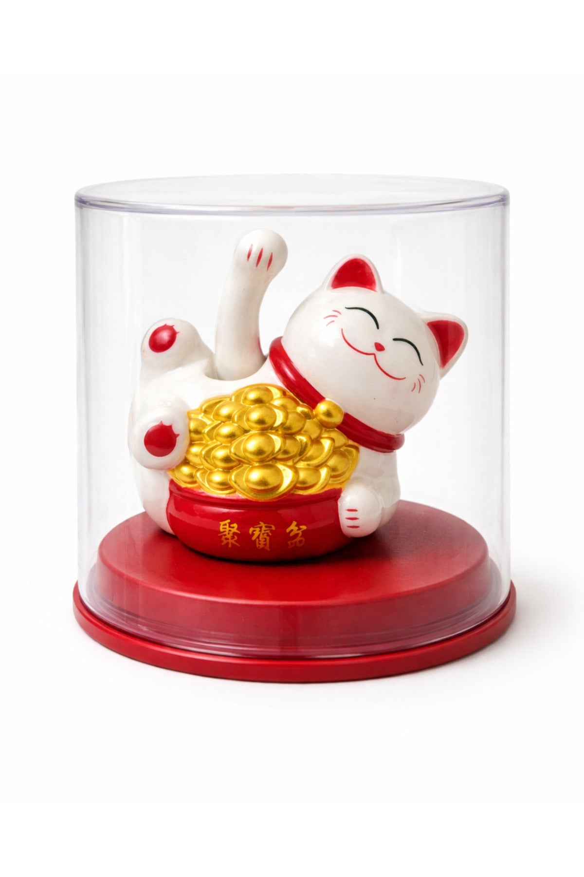 Şans Kedisi – Solar Işıltı | Işıkla Çalışan Lucky Cat