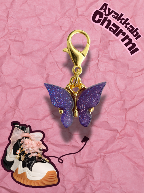 Hugs & Gifts – Coquette Charm | Mor Simli Kelebek Charm 💜✩