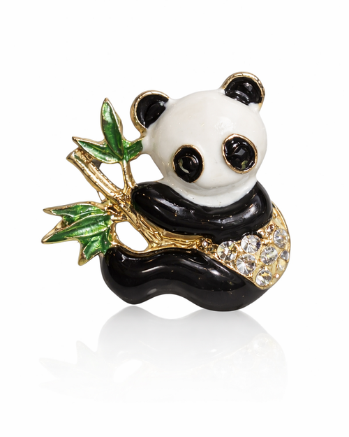 Hugs & Gifts | Bambu Keyfi Panda Broş 🐼🎋✨