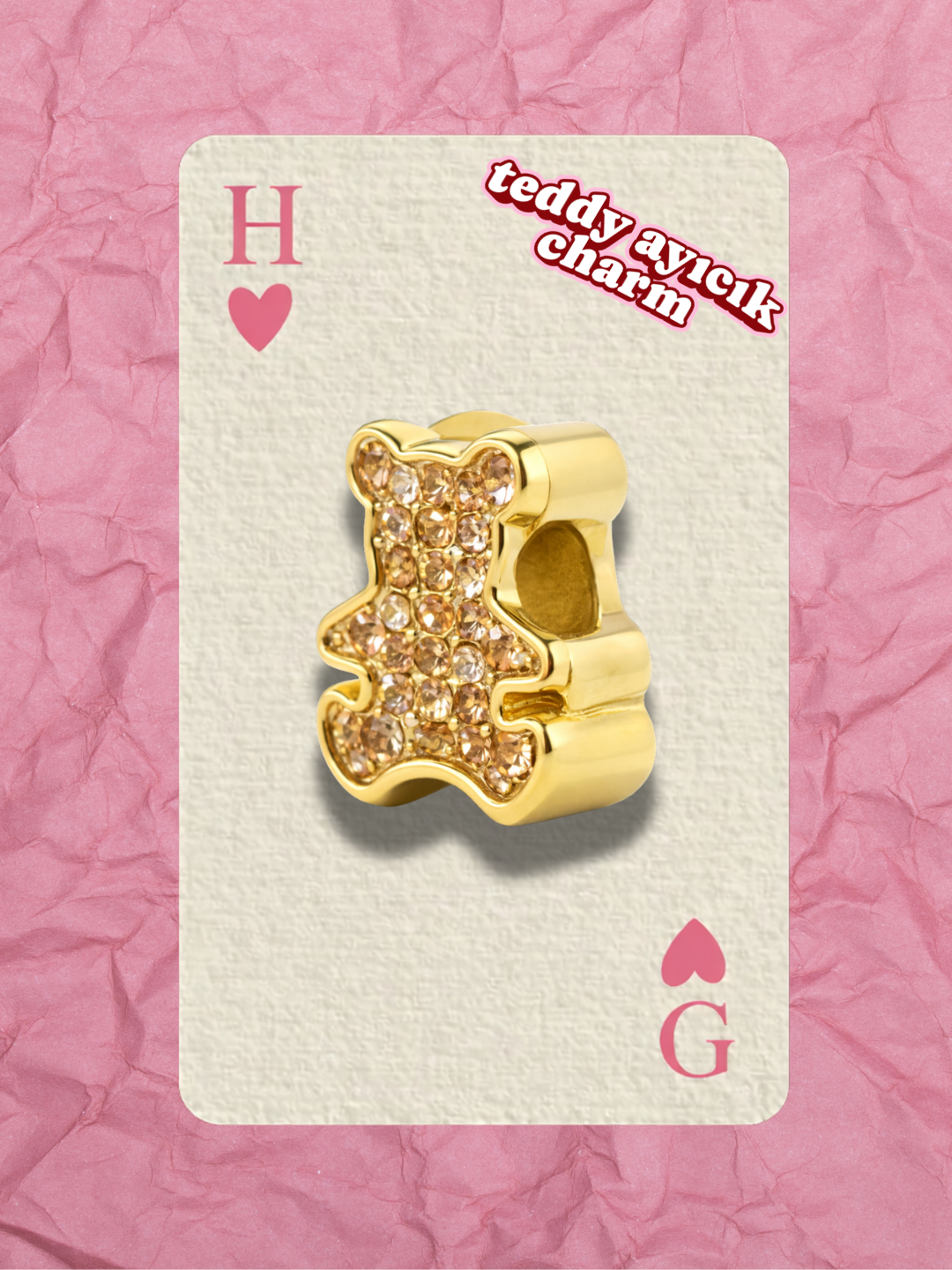 Hugs & Gifts – Glam Charm | Golden Bear 🦸💎