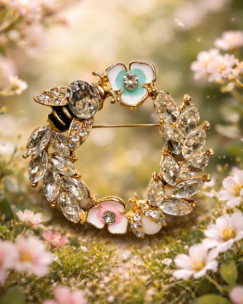 Hugs & Gifts | Arı Bahçesi Broş 🐝🌸