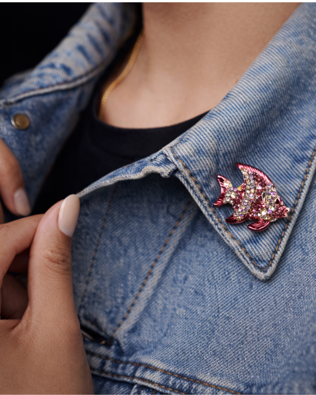 Hugs & Gifts | Pembe Balık Broş 🐟✨