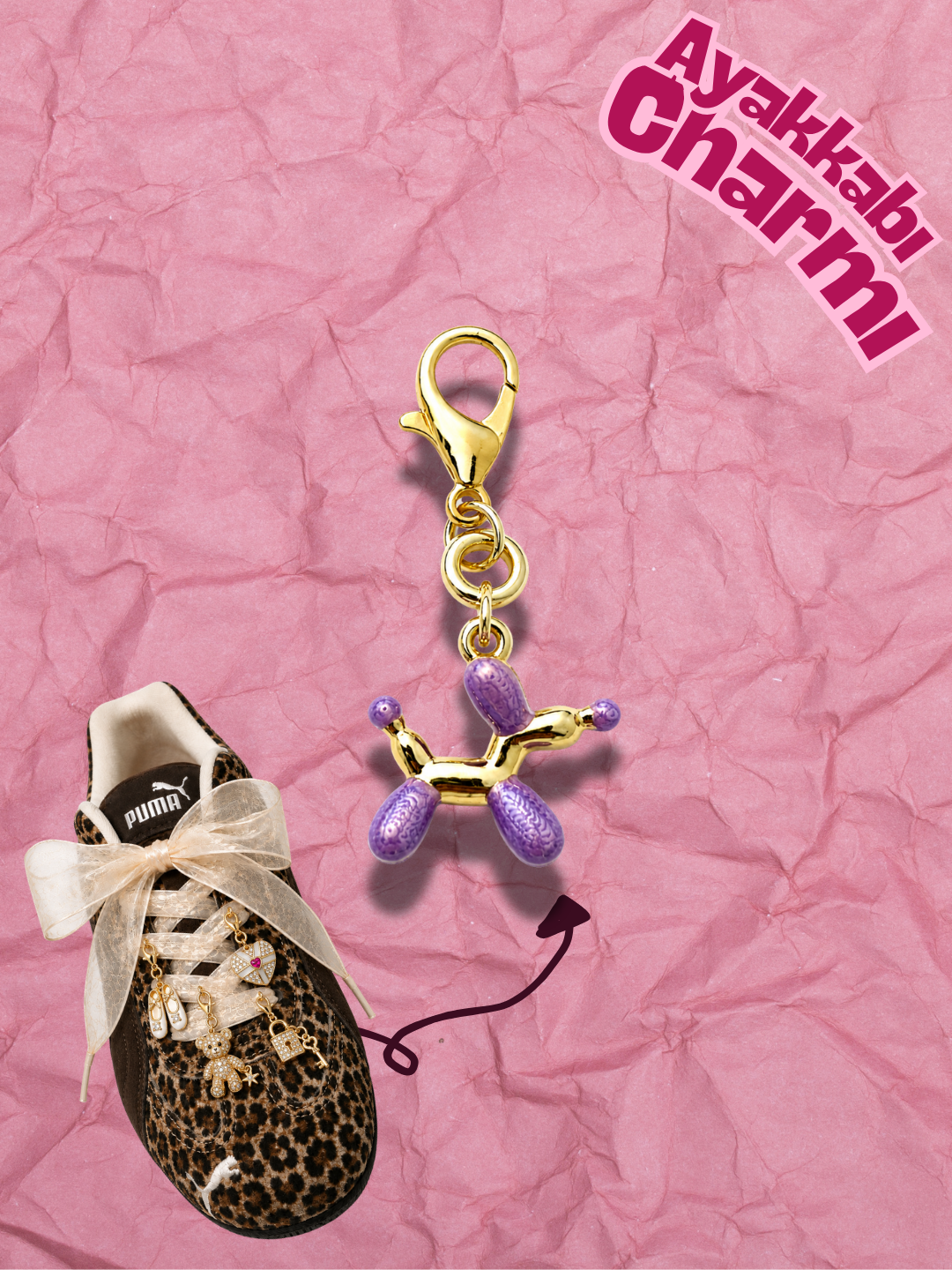 Hugs & Gifts – Fun Charm | Mor Balon Köpek Charm 💜🐩