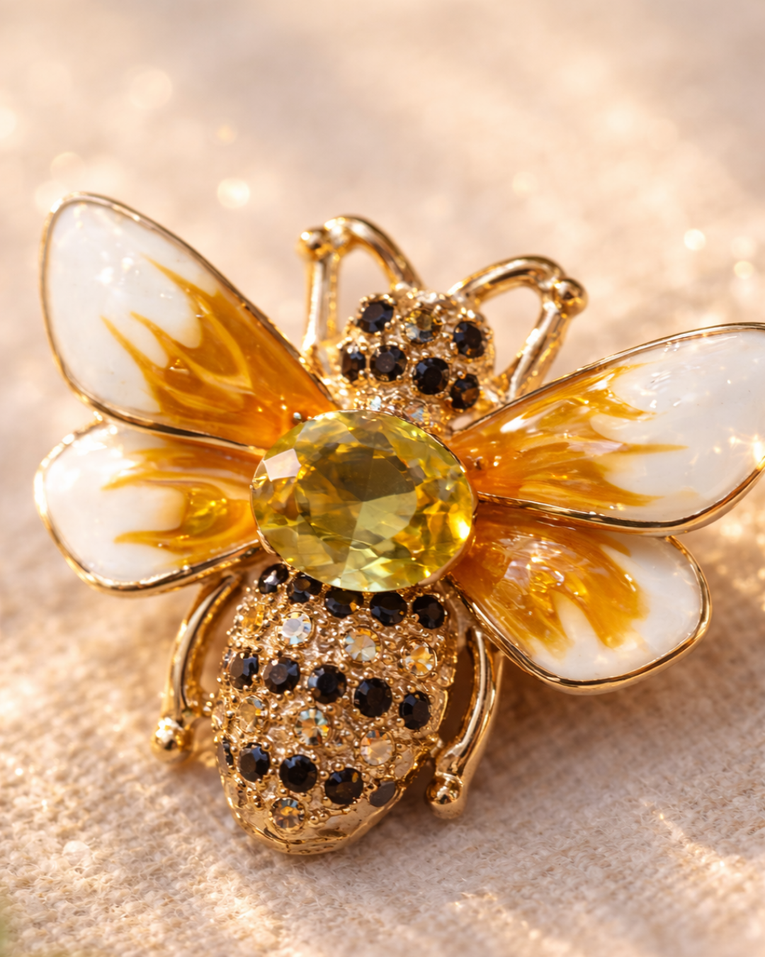Hugs & Gifts | Bal Işıltısı Arı Broş 🐝✨