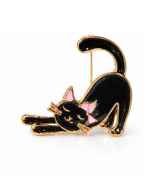 Hugs & Gifts | Şmarık Kedi Broş 🐈✨