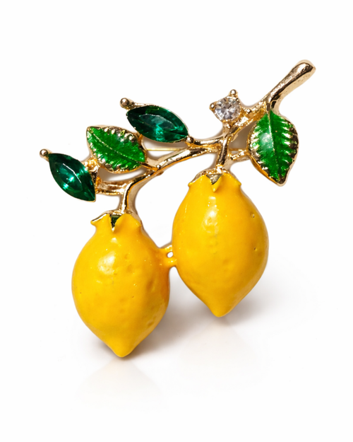 Hugs & Gifts | Limon Bahçesi Broş 🍋✨