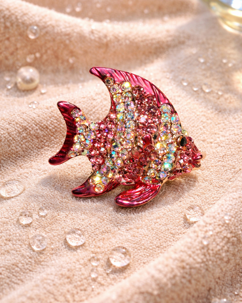Hugs & Gifts | Pembe Balık Broş 🐟✨