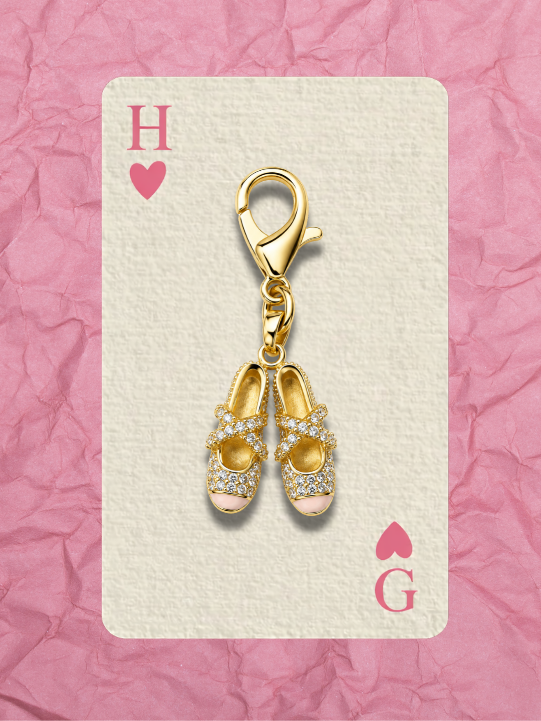 Hugs & Gifts – Fun Charm | Golden Heels Charm ✨💛