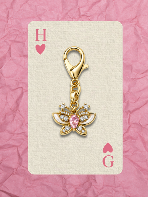 Hugs & Gifts – Coquette Charm | Blush Butterfly Charm 🦋🩷✨