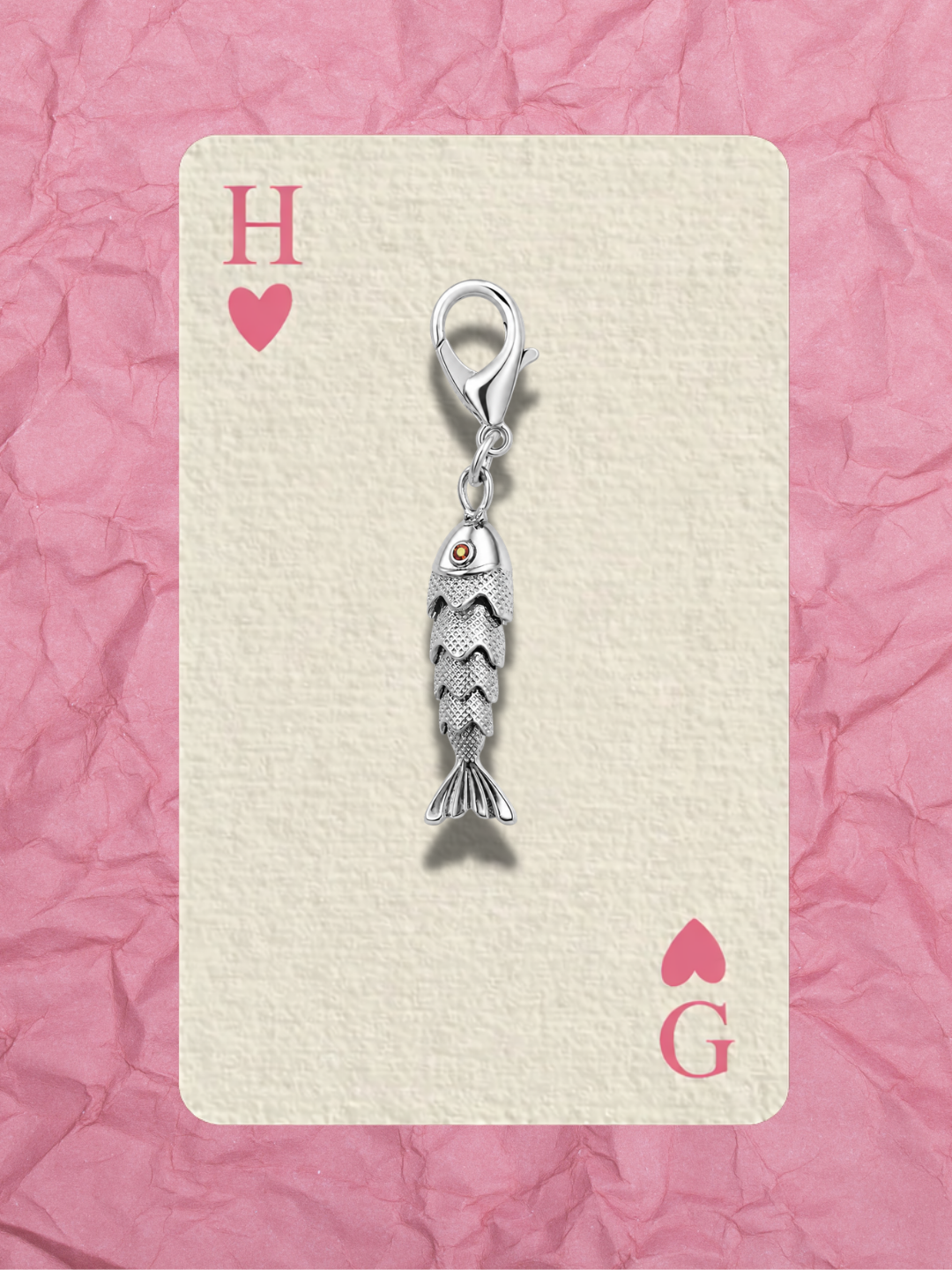 Hugs & Gifts – Astro Charm | Gümüş Balık Charm 🩶✨
