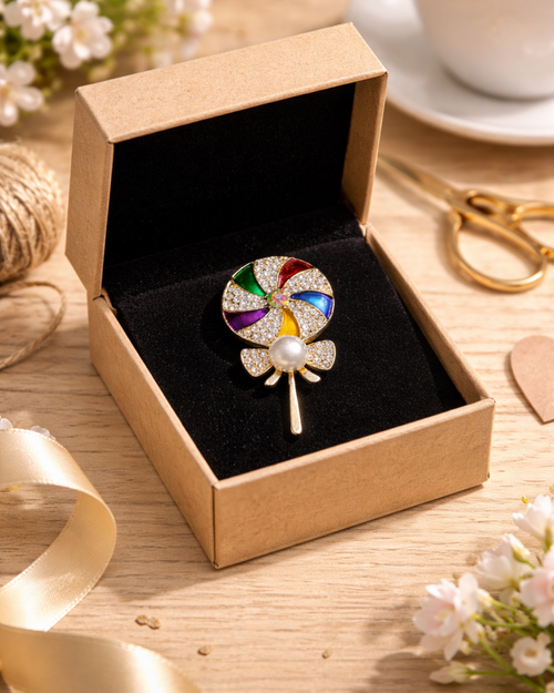 Hugs & Gifts | Lolipop Broş 🍬
