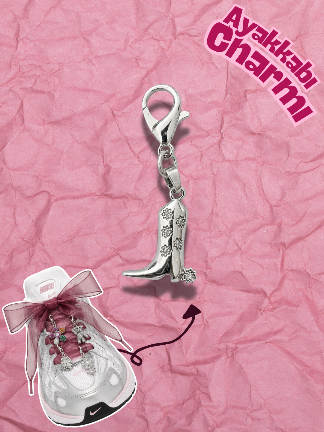 Hugs & Gifts - Glam Charm | Western Boot Charm 🤠✨