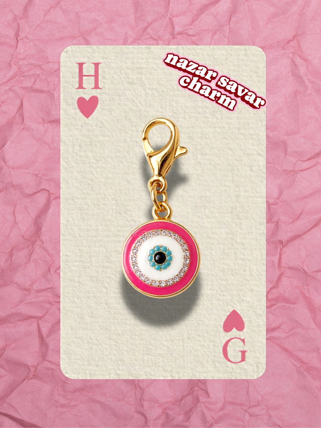 Hugs & Gifts – Nazar Charm | Fuşya Nazar Işıltısı 🧿🌸