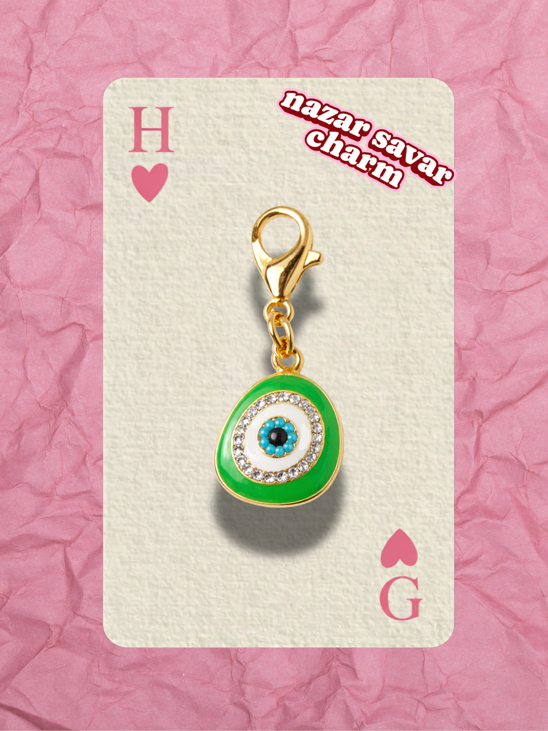 Hugs & Gifts – Nazar Charm | Yeşil Nazar Işıltısı  🧿💚