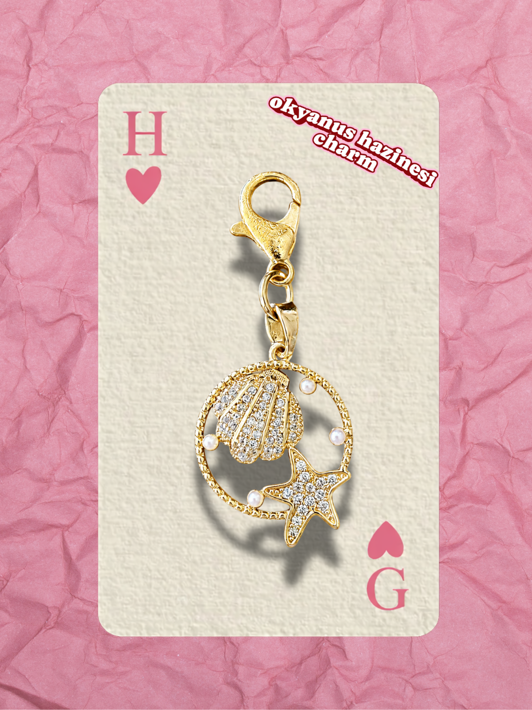 Hugs & Gifts – Astro Charm | Okyanus Hazinesi Charm 🐚⭐✨