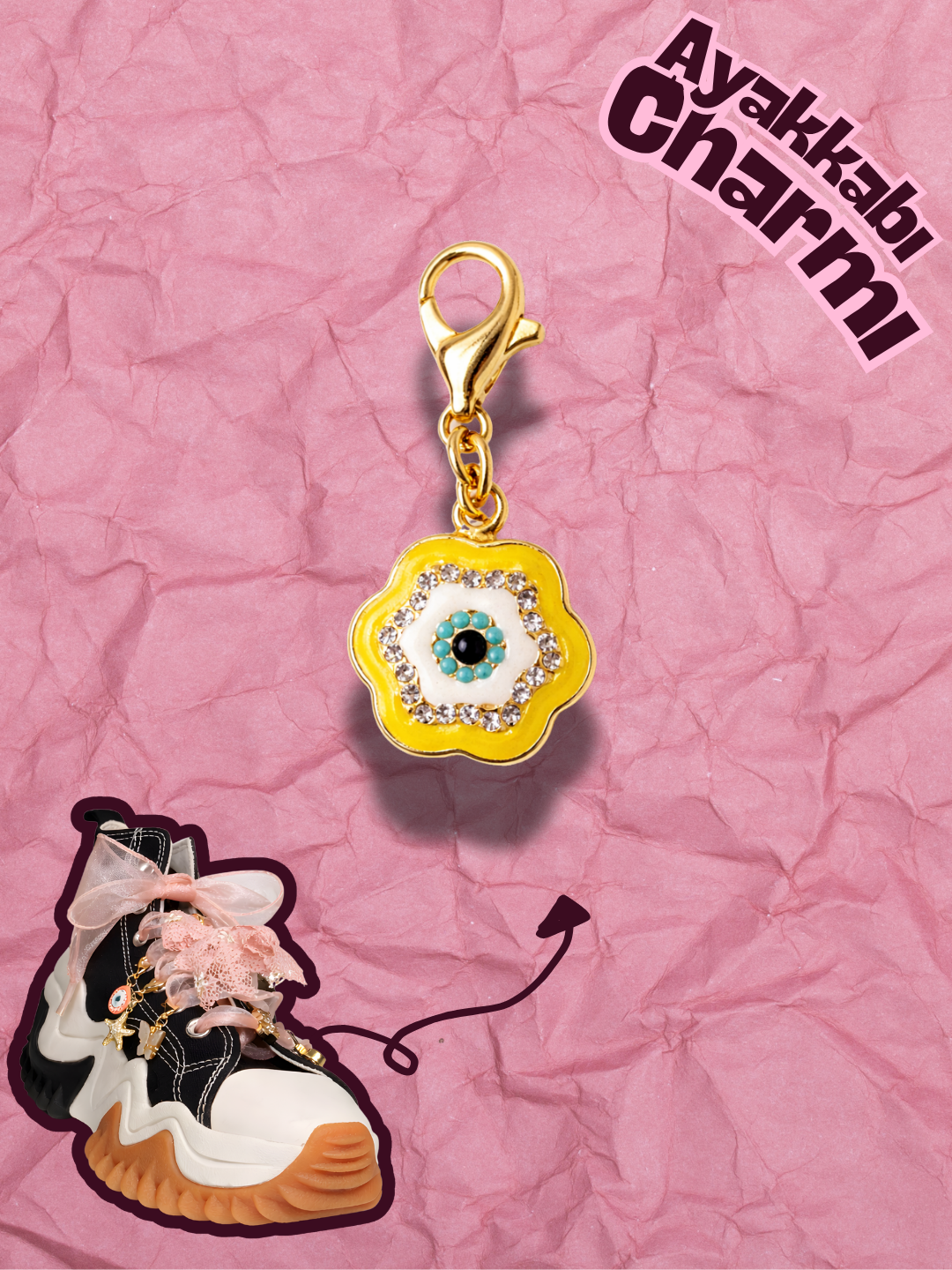 Hugs & Gifts – Nazar Charm | Sarı Nazar Işıltısı 🧿💛