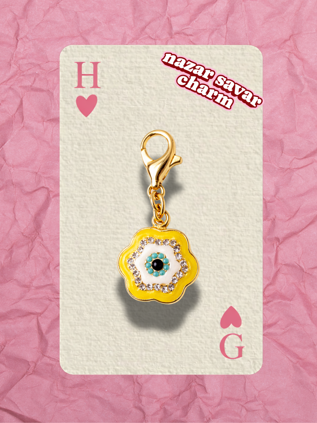 Hugs & Gifts – Nazar Charm | Sarı Nazar Işıltısı 🧿💛