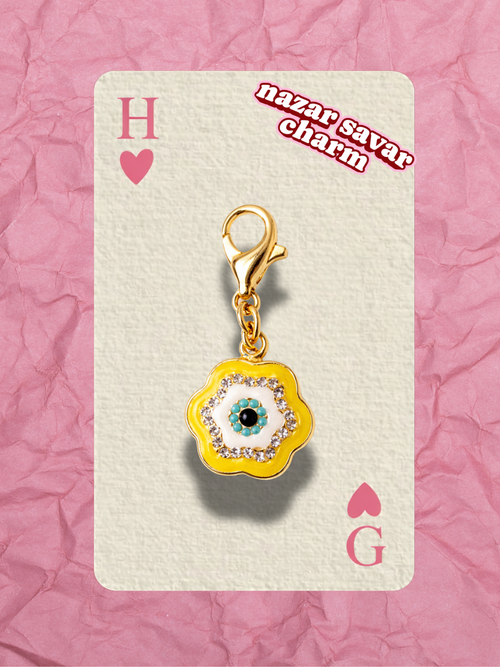 Hugs & Gifts – Nazar Charm | Sarı Nazar Işıltısı 🧿💛