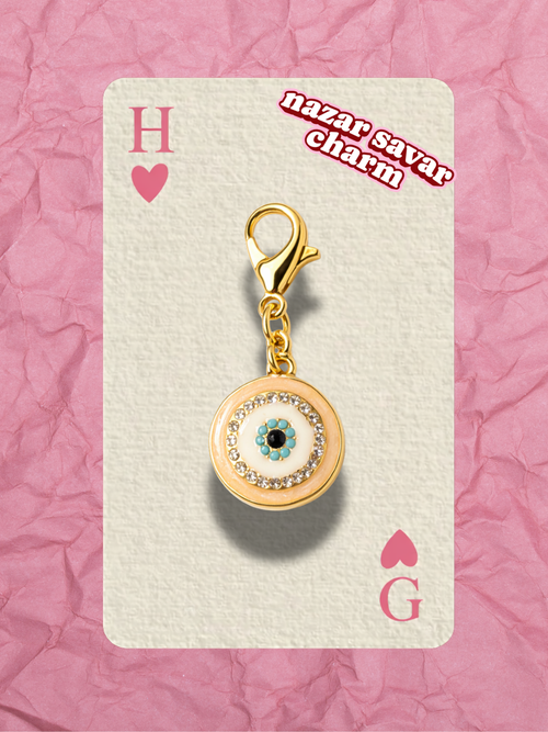 Hugs & Gifts – Nazar Charm | Krem Nazar Işıltısı 🧿✨