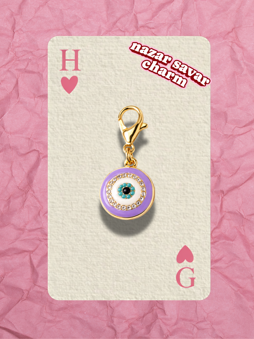 Hugs & Gifts – Nazar Charm | Lila Nazar Işıltısı 🧿💜