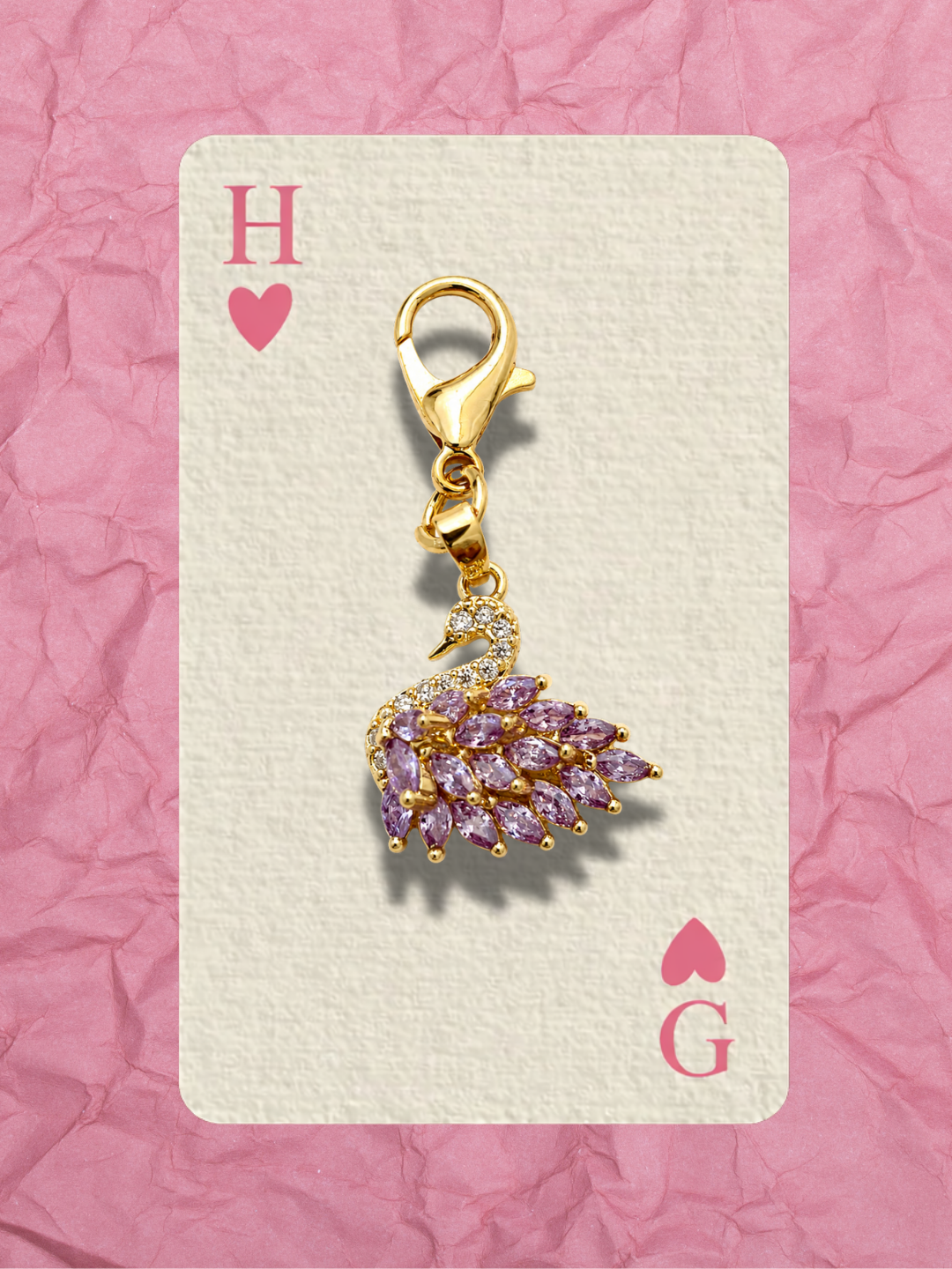 Hugs & Gifts – Coquette Charm | Lavanta Kuğu Charm 🦢💜