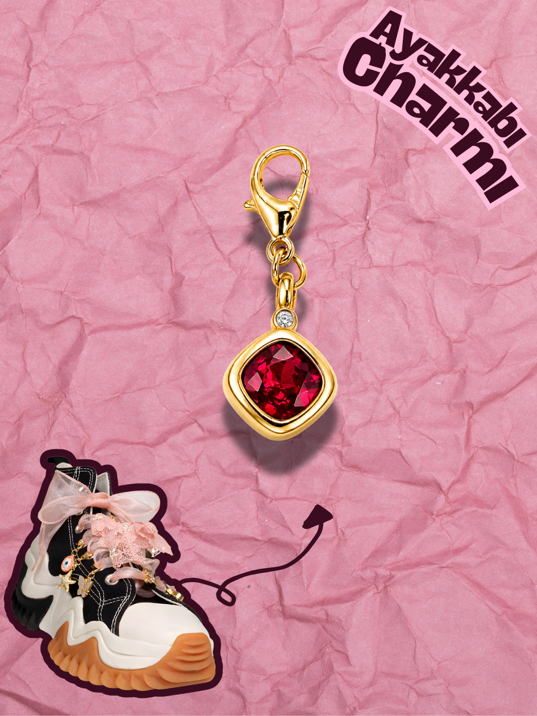 Hugs & Gifts – Glam Charm | Ruby Drop ❤️💎