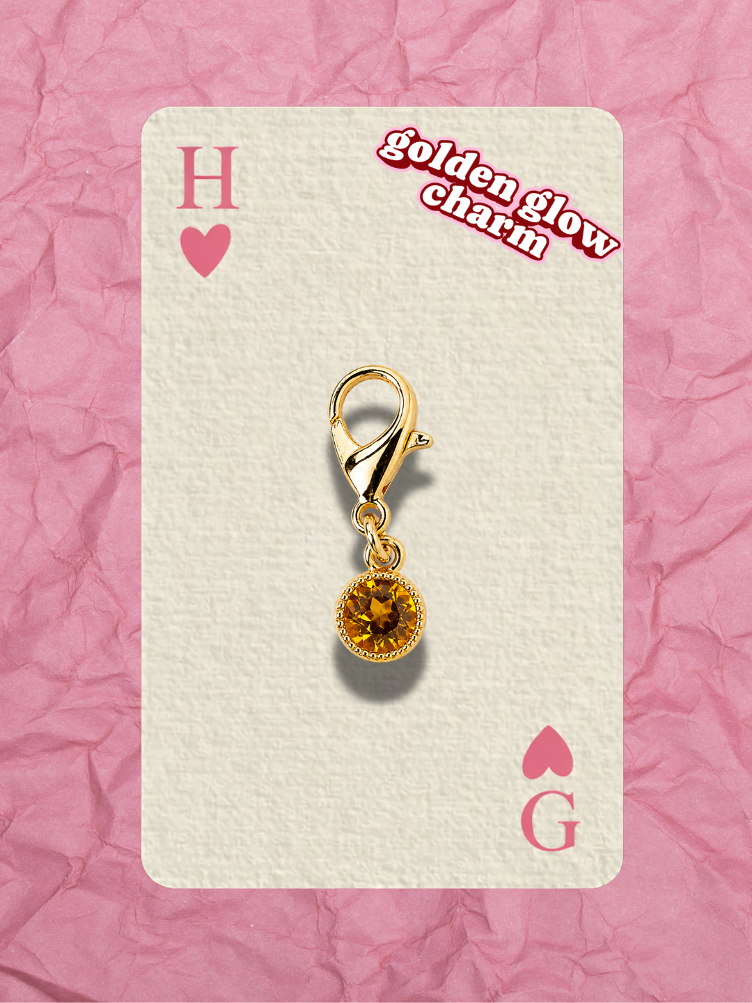 Hugs & Gifts – Glam Charm | Mini Aura – Gold Glow ✨