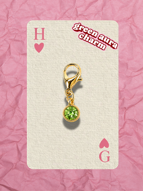 Hugs & Gifts – Glam Charm | Mini Aura – Green Aura 💎✨