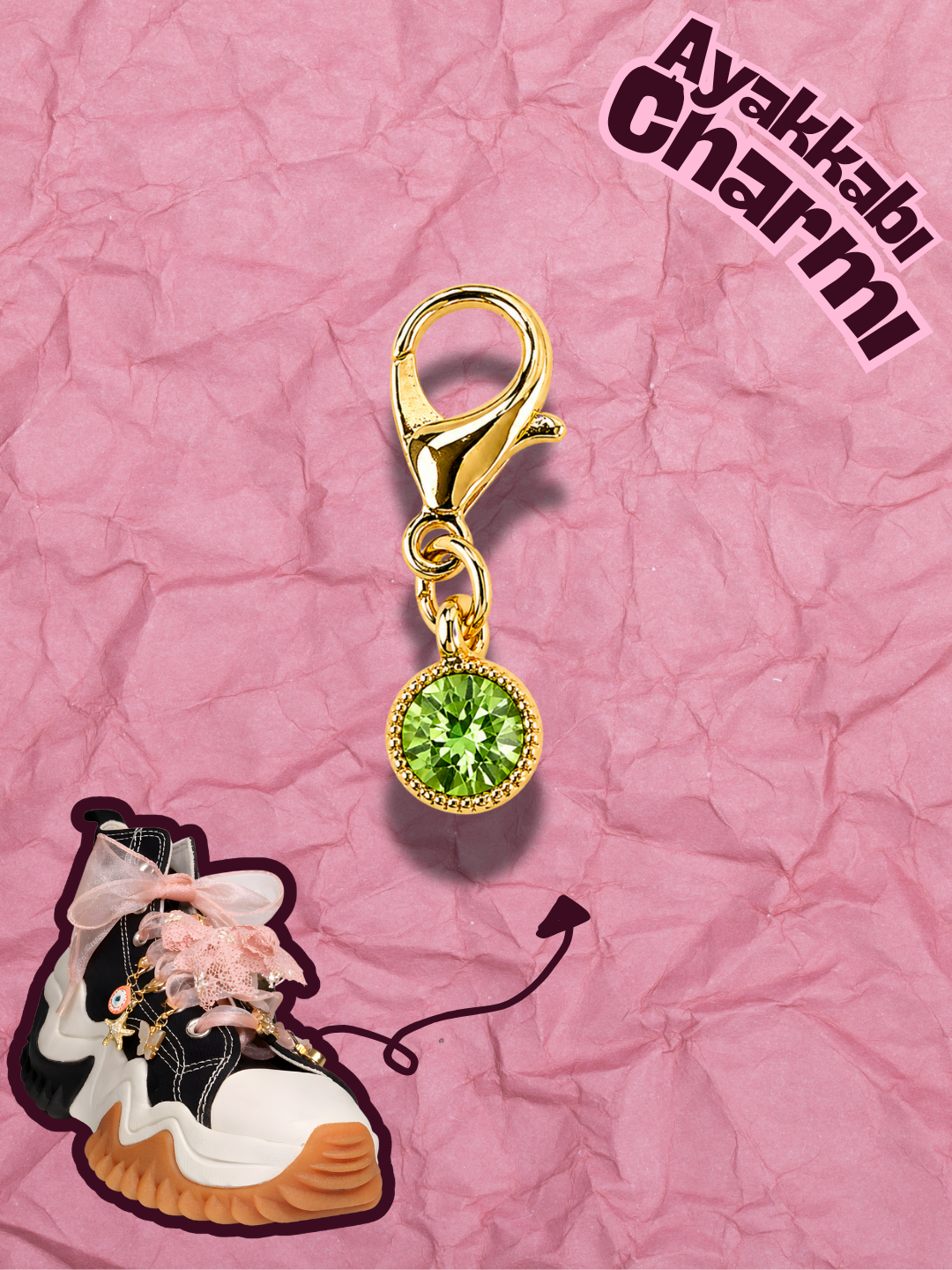 Hugs & Gifts – Glam Charm | Mini Aura – Green Aura 💎✨