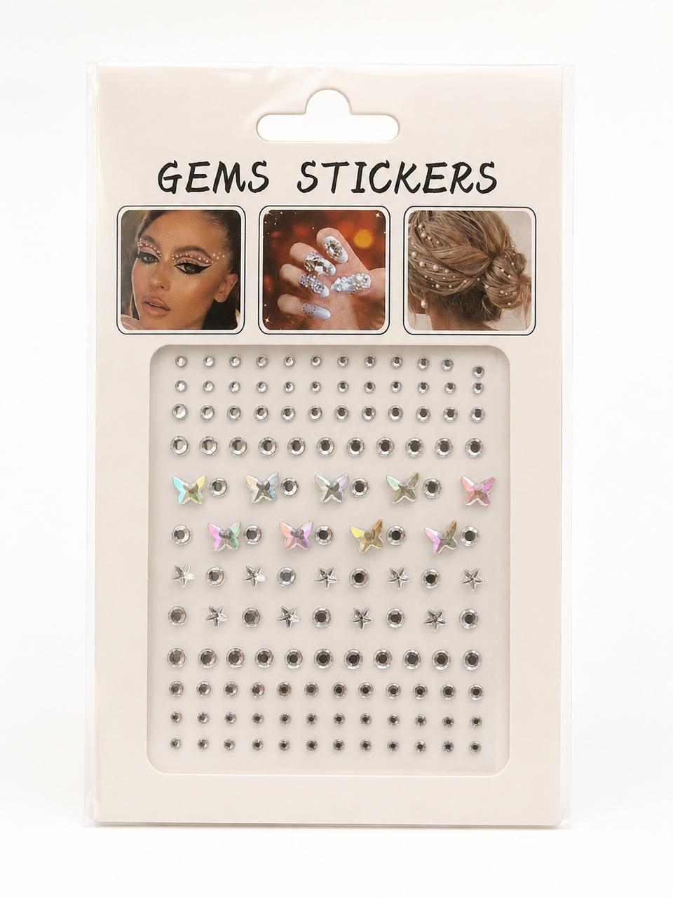 Hugs & Gifts – Kristal Yüz Taşı Sticker