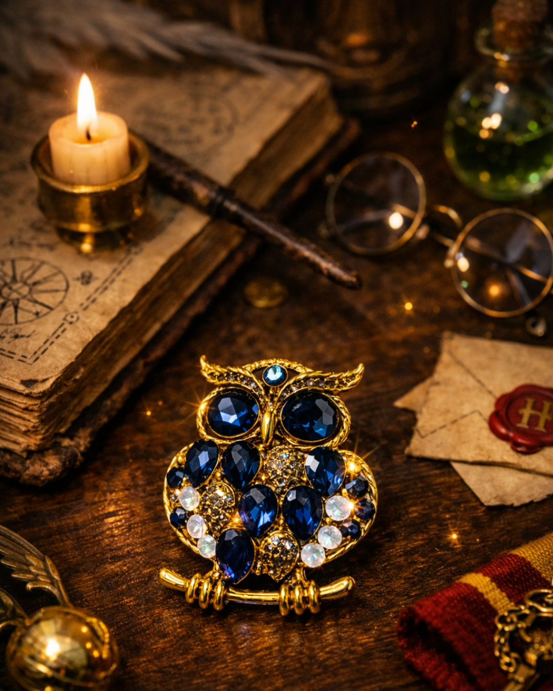 Hugs & Gifts | Gece Safiri Baykuş Broş 🦉✨